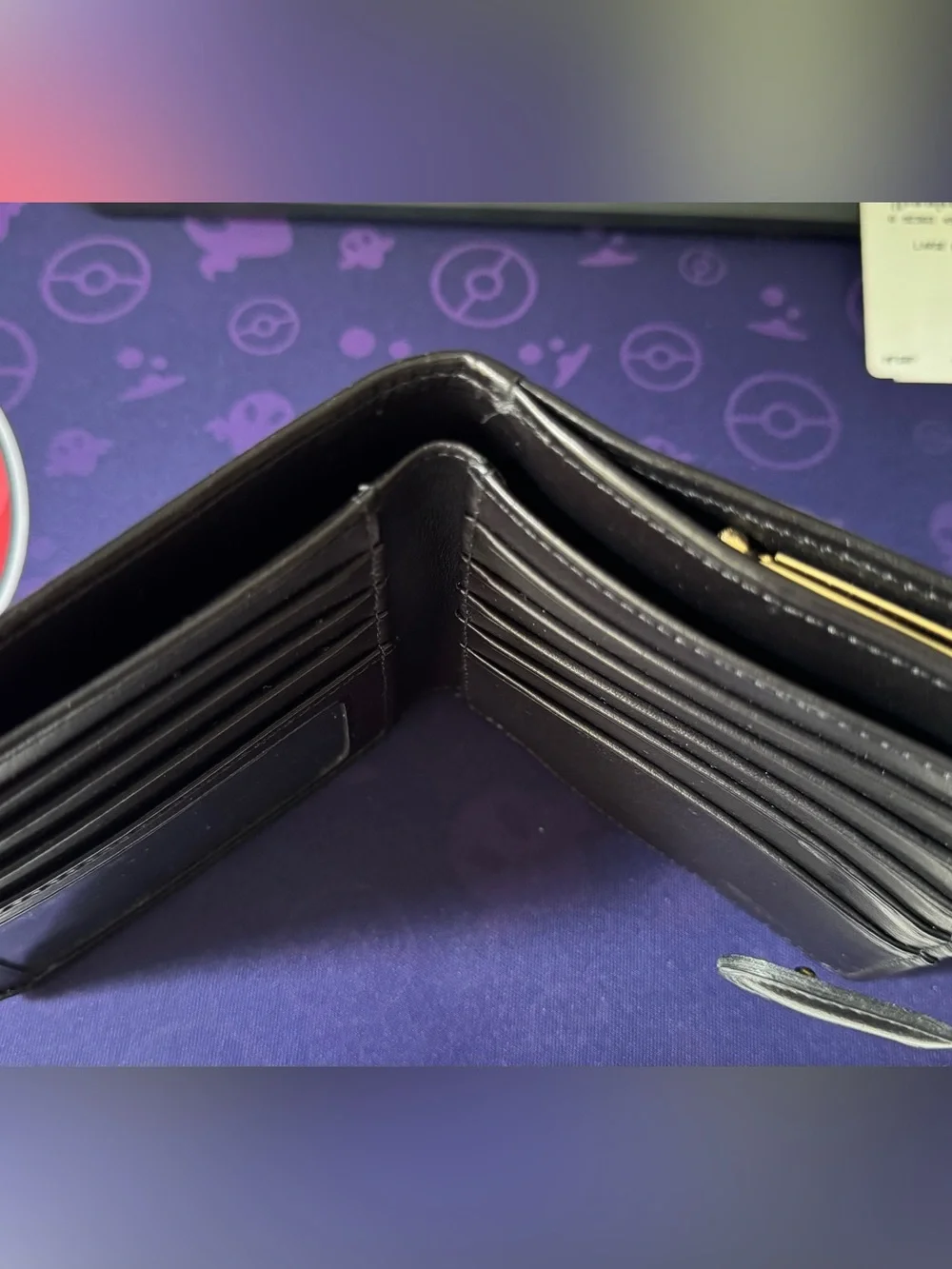Coach Black Leather Bifold Wallet